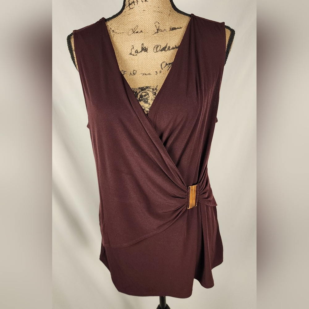 Ellen Tracy, top, size L